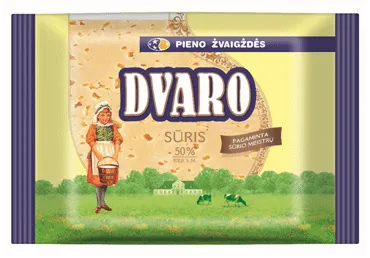 Fermentinis DVARO sūris, 50%, fasuotas, 240 g