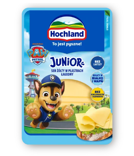 Fermentinis sūris HOCHLAND Paw Patrol,  riekelėmiis, 135g