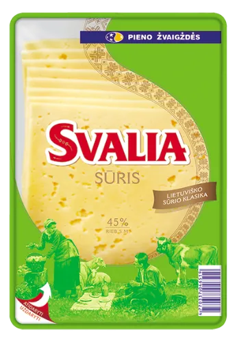 Fermentinis sūris SVALIA, 45%, 150 g, RSM