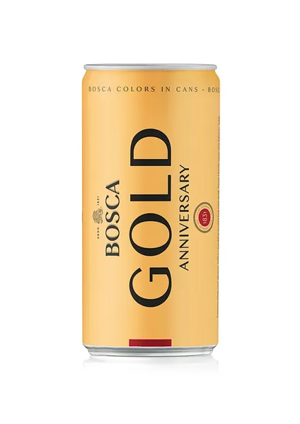 Ferm.gėrimas BOSCA ANNIVERSARY GOLD, baltasis, saldus, 8,5%, 0.2 l, skardin