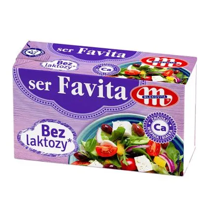 Salātu siers FAVITA, bez laktozes, 18%, 270g