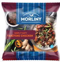 Saldēti vistas šķiņķi MORLINY Yakitory gaumē, 550g