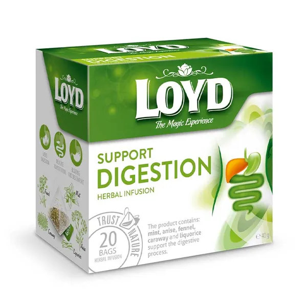 Funkcinė arbata LOYD Supporting Digestion 20x2g