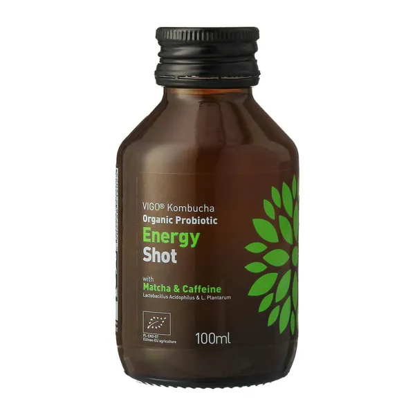 Gaivusis arbatos gėrimas VIGO Kombucha, Energy shot, ekologiškas, 0,1 l, LT-EKO-001