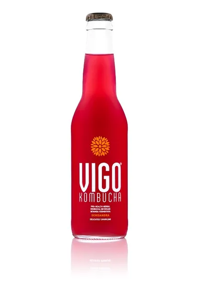 Gaivusis arbatos gėrimas VIGO Kombucha, Schisandra, gazuotas, 0,330l