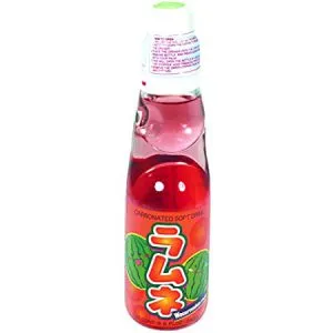 Gaivusis gazuotas gėrimas HATAKOSEN Ramune Watermelon, 0,2l