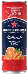 Gāzēts dzēriens SANPELLEGRINO ARANCIATA ROSSA 330ml D