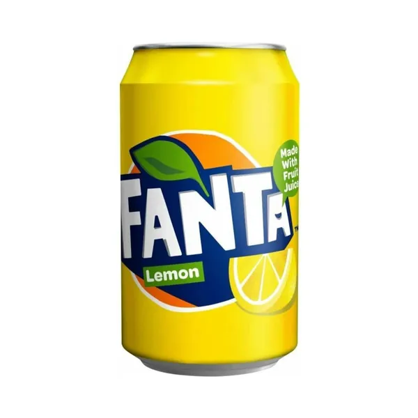 Gaivusis gėrimas FANTA Lemon,  gazuotas, 0,33 l, skardinė,