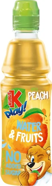 Gaivusis gėrimas KUBUŠ Play, persikų, obuolių skonio, 53 %, 0,4 l