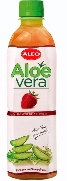 Dzēriens ALEO Aloe Vera zemeņu garša 0,5L D