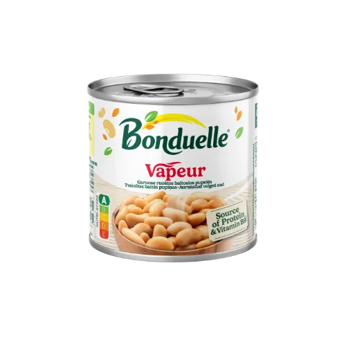Garuose ruoštos baltosios pupelės BONDUELLE Vapeur, 310g/250g