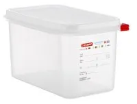 Gastro talpa AIRTIGHT GN1/4, su dangčiu, PP, 4,3 l, H 15 cm, vnt