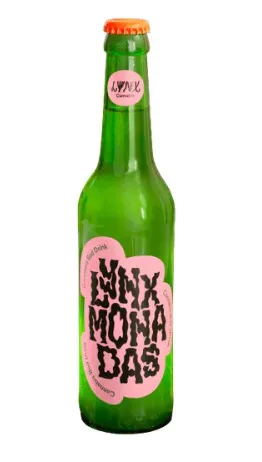 Gazuotas gaivusis gėrimas, LYNXMONADAS Original, su kanapių žiedais, 330ml