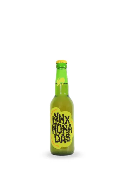 Gazuotas gaivusis gėrimas, LYNXMONADAS Yerba-Mate, su kanapių žiedais, 330ml