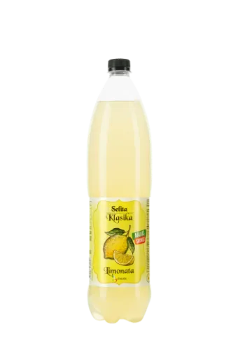 Gazuotas gaivusis gėrimas SELITA Klasika Limonata, citrinų skonio, 1,5l
