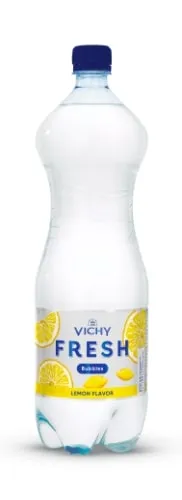 Gazuotas citrinų skonio gaivusis gėrimas VICHY FRESH BUBBLES, 1,5 l
