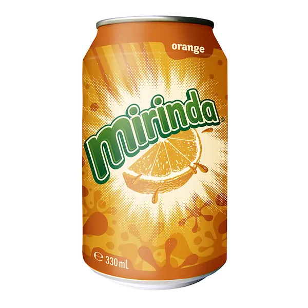 Gāzēts dzēriens MIRINDA 0,33L bundža D