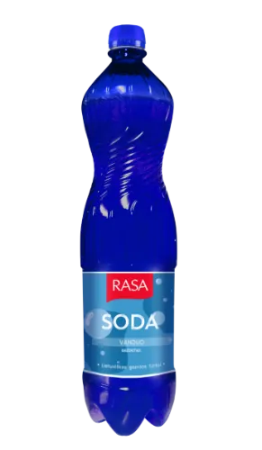 Gazuotas stalo vanduo RASA Soda, 1,5l
