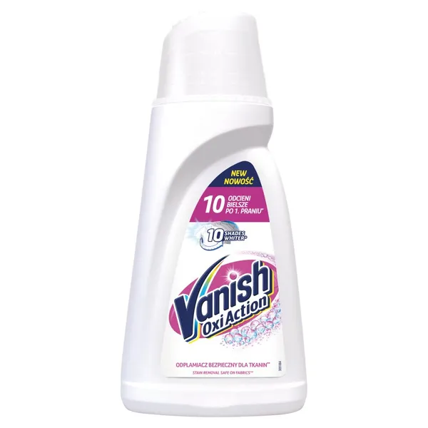 Gelis dėmėms šalinti VANISH Oxi Action White, 1 l