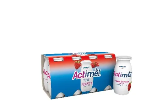 Geriamas jogurtas ACTIMEL, braškių skonio, 8 x 100 ml