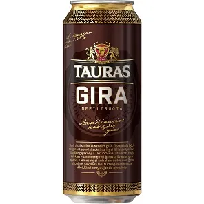 Nefiltruota gira TAURAS, 500 ml