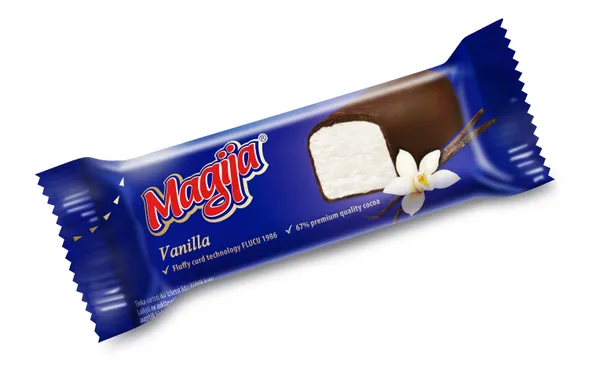 Glaistytas varškės sūrelis MAGIJA, su vanilinu, 22,8%, 45 g