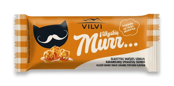 Glaistytas varškės sūrelis MURR, karamelinių spragėsių skonio, 29%, 40 g