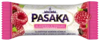 Glaistytas varškės sūrelis PASAKA, su avietėmis ir šokolado gabaliukais, 23%, 40g