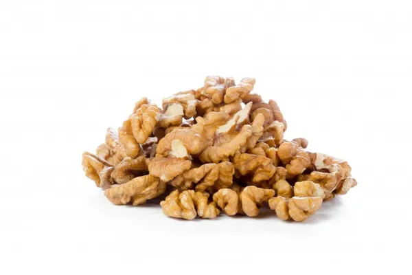 Graikiniai riešutai, puselių 40%+, smulkinti 60 %, 1 kg