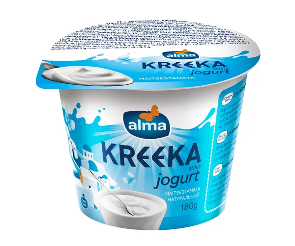 Graikiškas jogurtas ALMA, 4%, 180g (M)