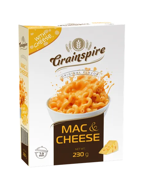 Greitai paruošiami makaronai  GRAINSPIRE Mac & Cheese, 230 g