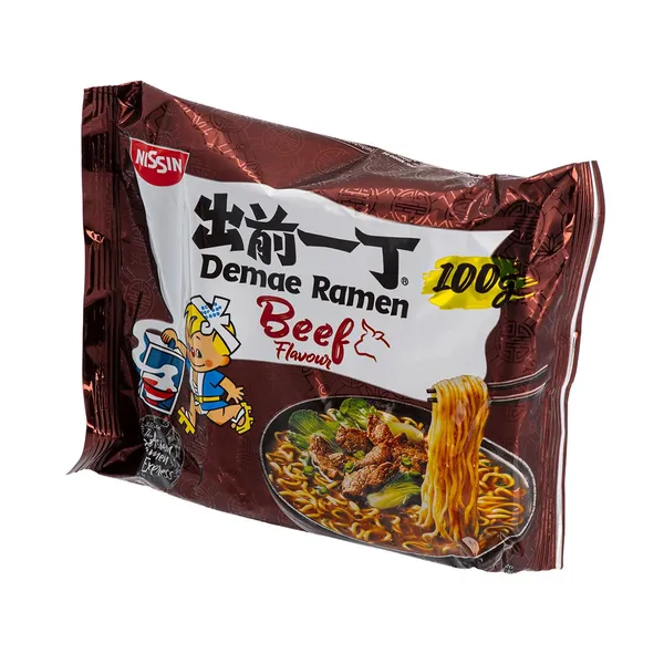 Ātri pagatavojamas nūdeles NISSIN Ramen liellopa 100g