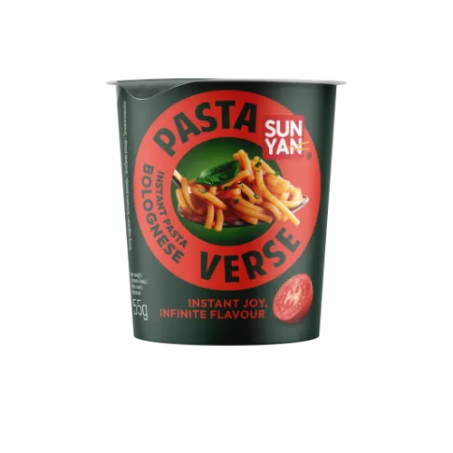 Greitai paruošiami makaronai SUN YAN, Pasta Verse, su Bolognese padažu, 55g