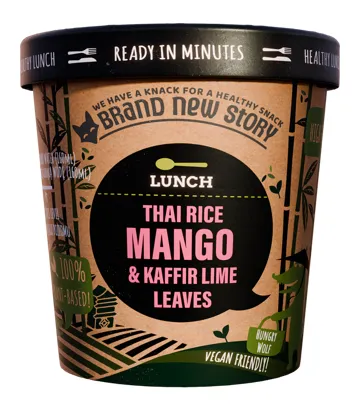 Ātri pagatavojamie rīsi BRAND NEW STORY ar mango un citronkoka lapām, 55g