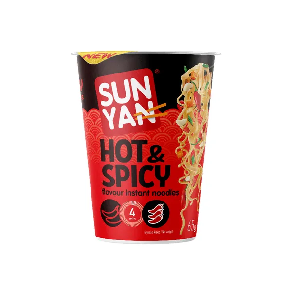 Nūdeles ā/p Sun Yan īpaši asa garša cup 65g