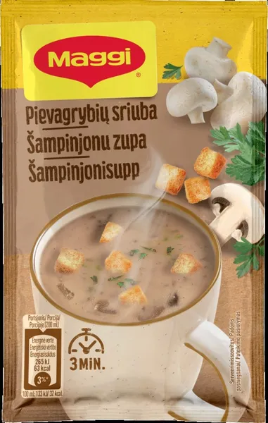 Zupa Maggi šampinjonu ar grauzdiņiem 13g