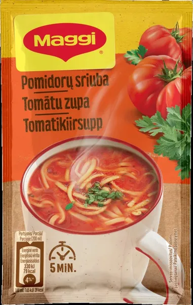 Tomātu zupa MAGGI ar makaroniem 23g