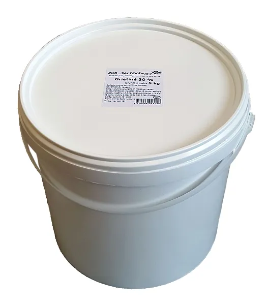 Grietinė ŠALTEKŠNIO, 30 %,  kibire, 5 kg (M)