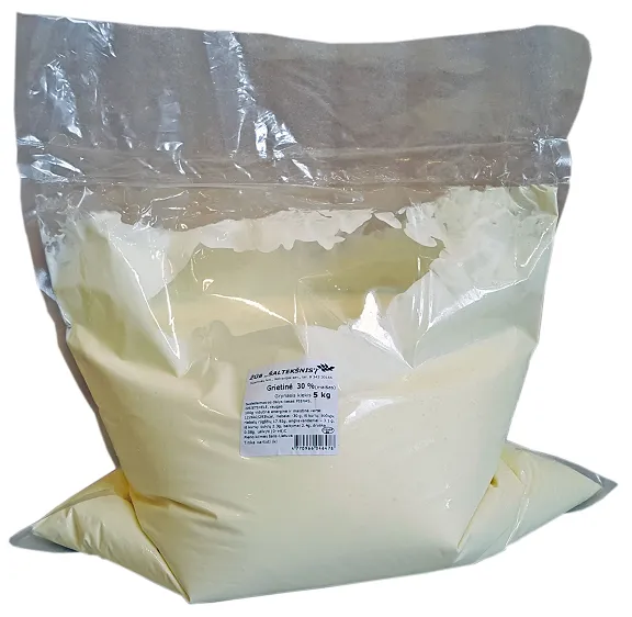 Grietinė ŠALTEKŠNIO, 30 %, maiše, 5 kg