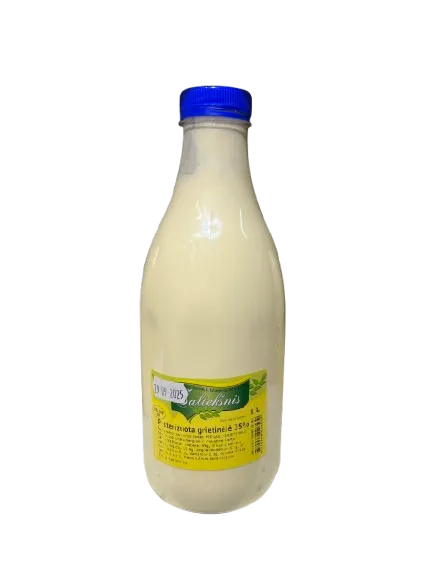 Grietinėlė ŠALTEKŠNIO 30 %, buteliais, 1 kg (M)