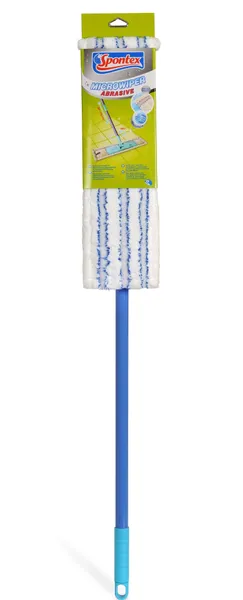 Grindų šluota - šluostė Spontex Microwiper, mikropluošto su abrazyvais šluostė, vnt