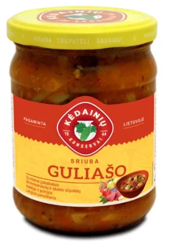 Guliašo sriuba KĖDAINIŲ, 0,5/480 g
