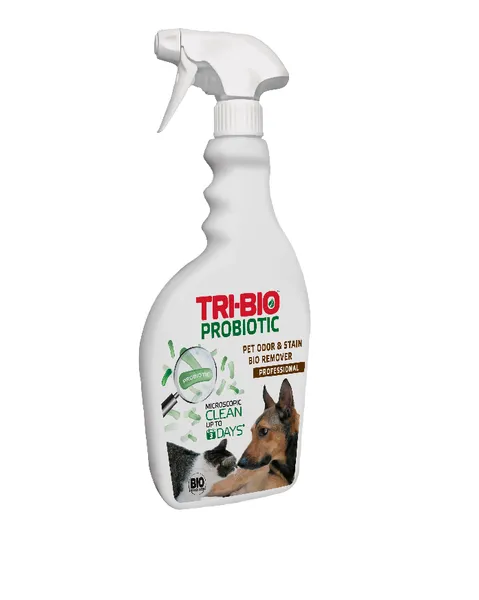 Gyvūnėlių kvapo naikiklis ir dėmių valiklis TRI-BIO, 420 ml