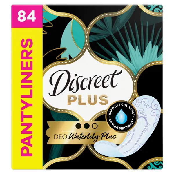 Higieniniai įklotai DISCREET Waterlily Plus, 84 vnt.