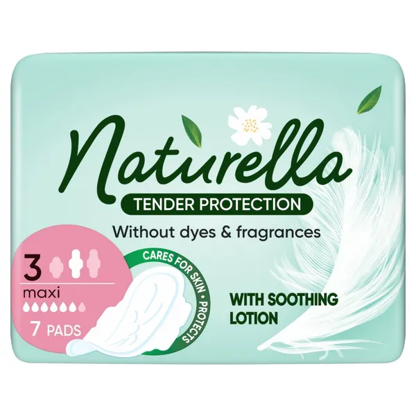 Higiēniskās paketes NATURELLA Tender Protection, Maxi, S3, 7gab.
