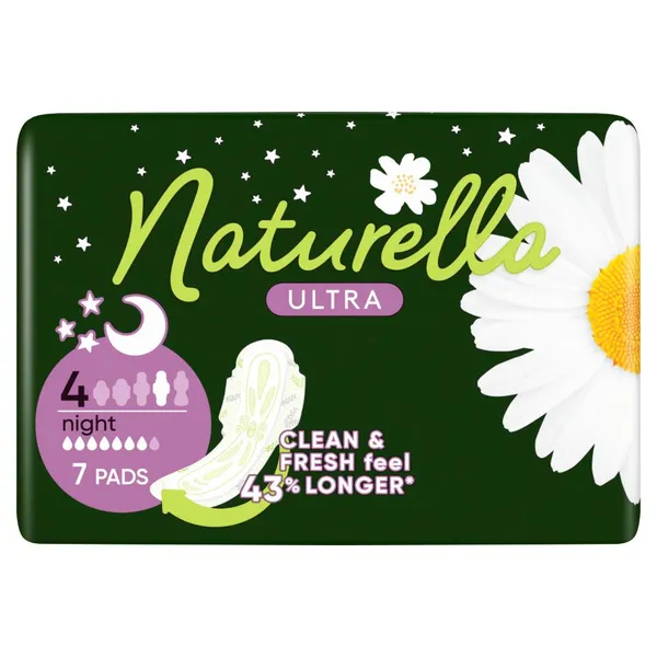 Higieniniai paketai NATURELLA Ultra Night, S4, 7 vnt.