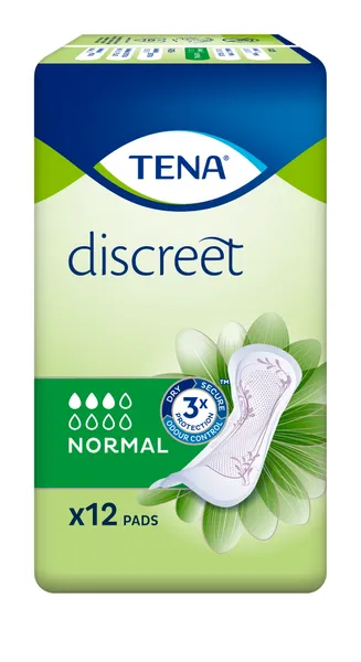 Higieniniai  paketai TENA, Discreet Normal, 12 vnt