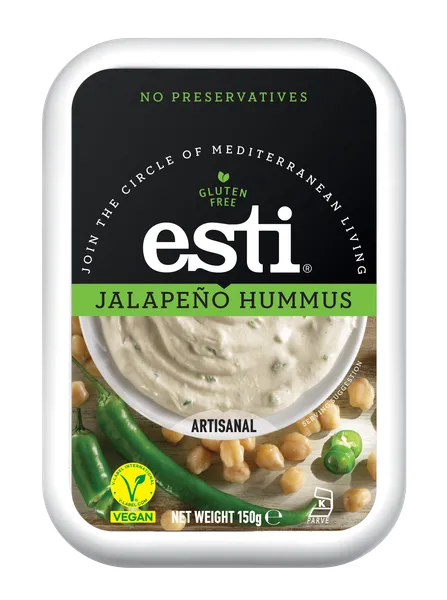 Humusas ESTI, su chalapos paprika, 150 g