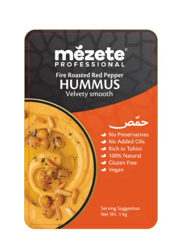 Humusas MEZETE, su paprikomis, 1kg