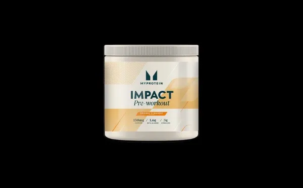 Impact prieštreniruotiniai milteliai MY PROTEIN, apelsinų, mangų ir pasiflorų skonio, 150g